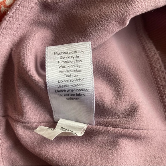 Athleta Barre Rib Tight Yoga Leggings Sugarplum Muave Size S - Picture 7 of 7